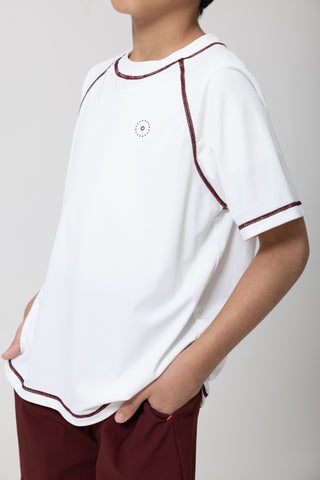 Kids Tempo Top - Off White