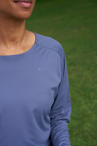 Power Forward Top - Dusty Blue