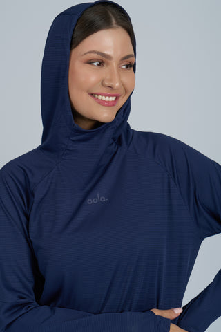 Flow Strong Hoodie - Navy