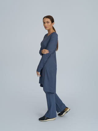 Power Forward Top - Dusty Blue