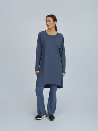 Power Forward Top - Dusty Blue