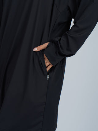 Rise into Motion Hoodie - Black