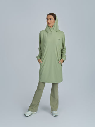 Rise into Motion Hoodie - Sage Green