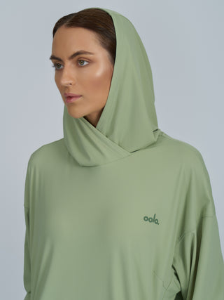 Rise into Motion Hoodie - Sage Green