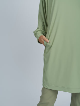 Rise into Motion Hoodie - Sage Green