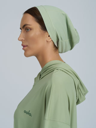 Top It Off Beanie - Sage Green