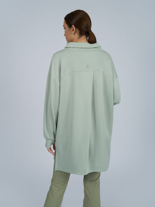 Unwind to Rise Top - Pistachio Green