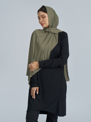 Wrap and Rise Hijab - Sage Green