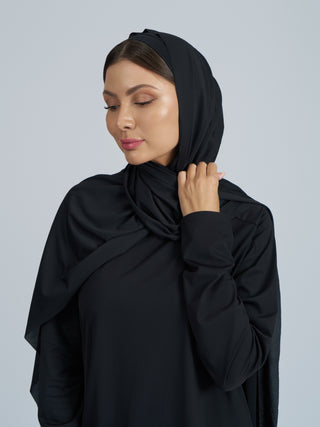 Wrap and Rise Hijab - Black