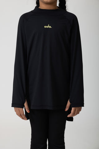 Girls Motion Top - Black