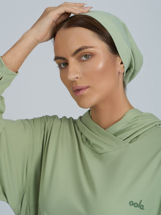 Top It Off Beanie - Sage Green