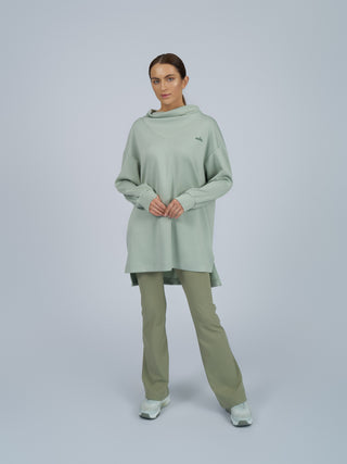 Unwind to Rise Top - Pistachio Green